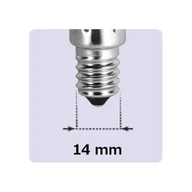 Bild av OSRAM LED lampa E14 Mirror CLP gold 4W 2.700K