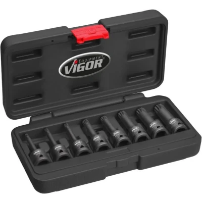 Bild av VIGOR V7018 Coffret de douilles à choc