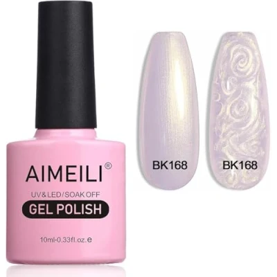 Bild av AIMEILI Pearl Shell Blötlägg av UV LED Gel nagellack (168) 10ml