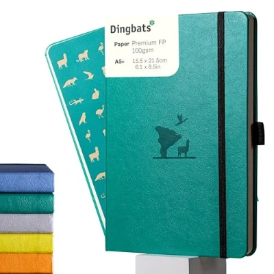 Bild av Dingbats* Earth A5+ Emerald Eduardo Avaroa Notebook Dotted