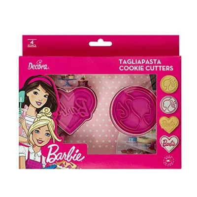 Bild av Decora 0403000 Barbie Cookie Cutters+Decor Marker Set Of 2