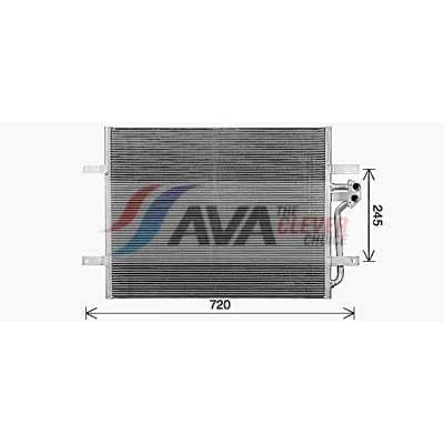 Bild av Kondensor, klimatanläggning AVA QUALITY COOLING VN5418