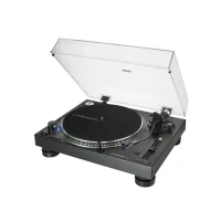 Bild av Audio Technica AT LP140XPBK, Direktdriven DJ skivtallrik, 33 1/3,45,78 RPM, 8 16%, 0,2%, 50 dB, Manuell