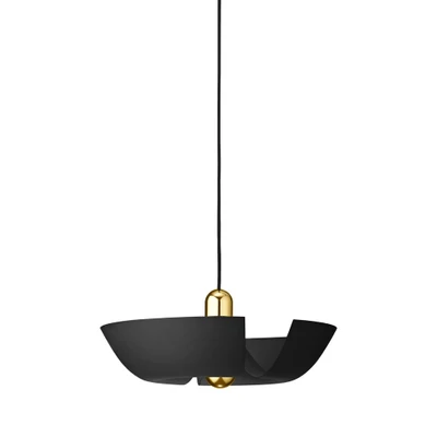 Bild av AYTM Cycnus pendellampa, svart, Ø 45 cm, aluminium, E27