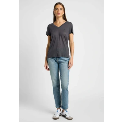 Bild av Lee V NECK Tshirt bas, Storlek: Medium, Schwarz