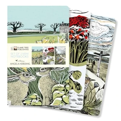 Bild av Angela Harding Set of 3 Mini Notebooks: Unser beliebten Notizbücher im 3er Pack mit flexiblen, künstlerisch gestalteten Einbänden jeweils unterschiedlichen Motiven des Künstlers