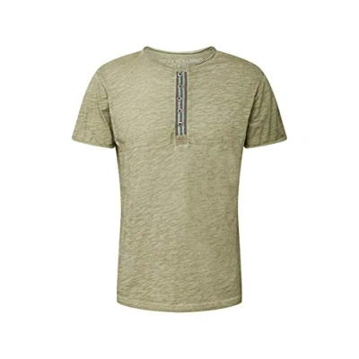 Bild av KEY LARGO Herr Arena Button T shirt, Grön (1500), XL