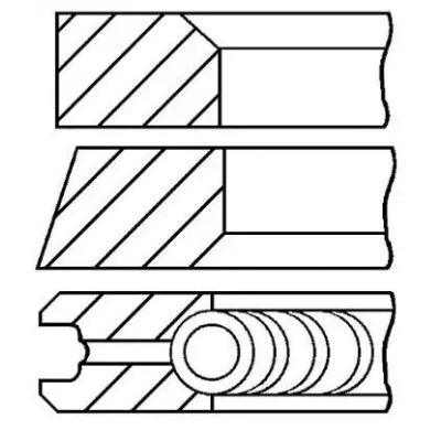 Bild av Kolvringsats GOETZE ENGINE 08 123400 00