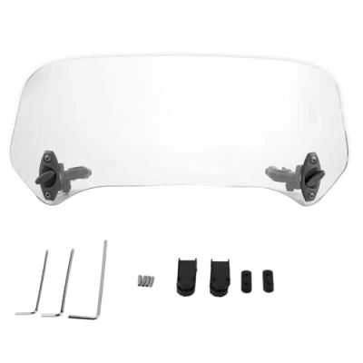Bild av EBTOOLS för motorcykel windshield deflektor vindruta kit universell modifierad luftcirkulation luftdeflektor