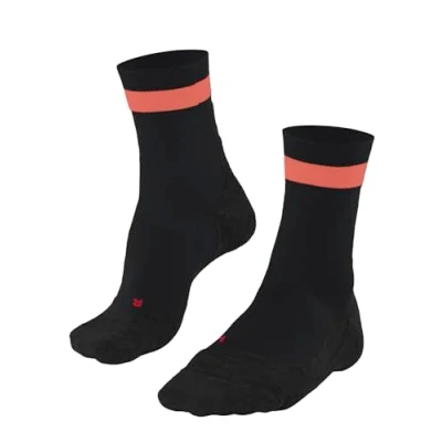 Bild av Falke, löparstrumpor för kvinnor, RU4 Endurance W SO bomull, funktionellt material, antibubblor, 1 par, svart (Black 3002), 3536