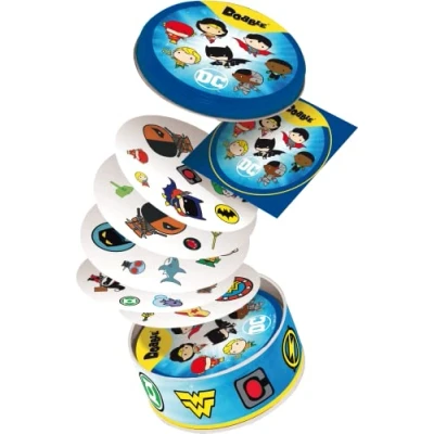 Bild av Asmodee Dobble DC Justice League [Amazon Exclusive] Kortspel Åldrar 6+ 2 8 spelare 15 minuters speltid