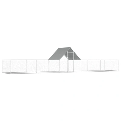 Bild av Hönsbur 10x2x2 m galvaniserat stål