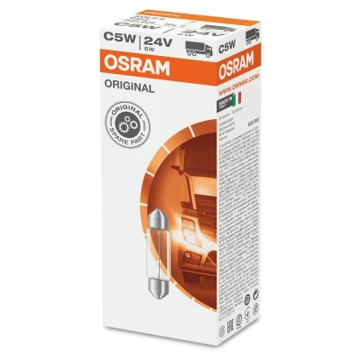 Bild av OSRAM ORIGINAL LINE 6423 Ampoule, feu éclaireur de plaque 24 5 C5W SV8.5 8 RENAULT TRUCKS: Mascott Сamion à Plateau / Сhâssis