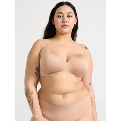 Bild av Lindex Strapless Push upbh, Storlek: 95C, Beige