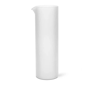 Bild av ferm LIVING Ripple karaff, klar, 1 liter, glas, munblåst