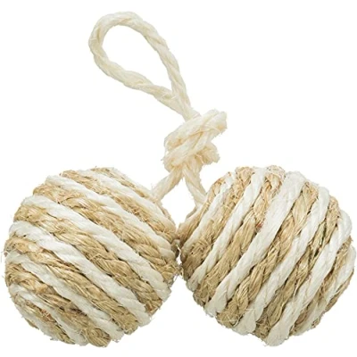 Bild av Trixie 2 Balls on a Rope ø 4.5 cm assorted colours