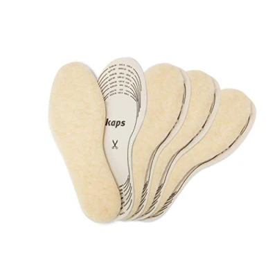 Bild av Kaps 4 PAIR PACK Winter WARM WOOL FOR KIDS CUT TO SIZE Sulor &amp; inlägg för barn, Storlek: One Size, Beige