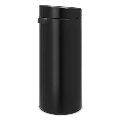Bild av Brabantia Touch Bin New mit herausnehmbaren Inneneinsatz, Matt Black, 30 Liter