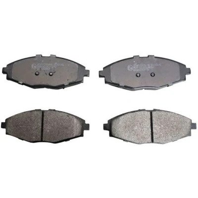 Bild av DENCKERMANN B110141 Jeu de plaquettes frein Essieu avant non préparé pour indicateur d&#039;usure, contact signal d&#039;usure exclu CHEVROLET: Matiz