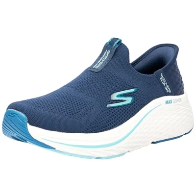 Bild av Skechers Performance MAX Cushioning Elite 2.0 Neutrala löparskor, Storlek: 40, Navy/blue Textil