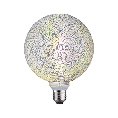 Bild av Paulmann 28745 LED lampa mirakelmosaik G125 jordglob 5 watt dimbar vit effektiv ljus varm 2700 K E27