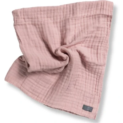 Bild av Vinter &amp; Bloom Layered Filt Muslin, Silver Rose