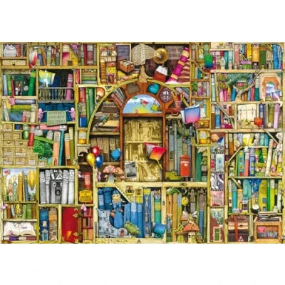 Bild av Ravensburger The Bizarre Bookshop 2 1000 bitar pussel för vuxna 12000300 handgjort verktyg, tillverkad i Tyskland, varje bit passar perfekt ihop