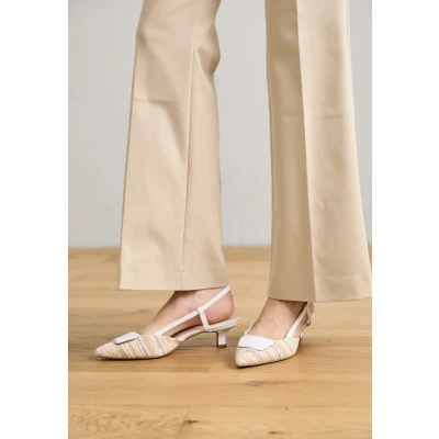 Bild av Marco Tozzi Pumps white/multicoloured, Storlek: 39, White/multi coloured Textil/syntet