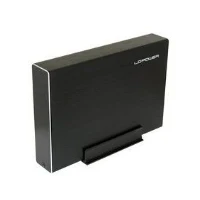 Bild av LC Power GEH 8,9 cm (3,5 tum) SATAIII&gt;USB3.1 35U3 Becrux C1 (B, aluminium, svart, 120 x 32 175 mm