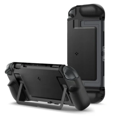 Bild av Spigen Dual Grip Fodral Kompatibel med Switch 2 2025 Svart