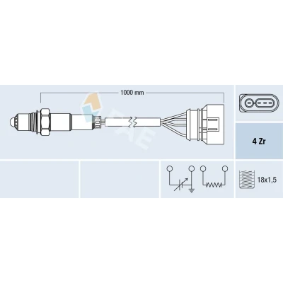 Bild av Lambdasond, seat,vw, 021 906 265 R, 030 AP, BD, SG 184