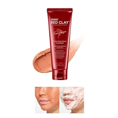 Bild av MISSHA Amazon Red Clay™ Pore Pack Foam Cleanser 120 ml