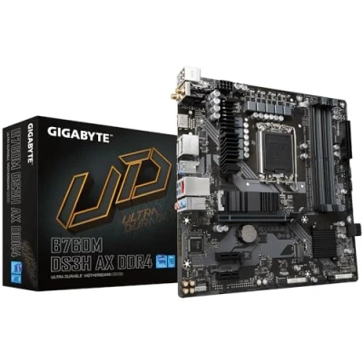 Bild av GIGABYTE B760M DS3H AX DDR4 Moderkort, Flerfärgad, 24 x 69 2.5 cm