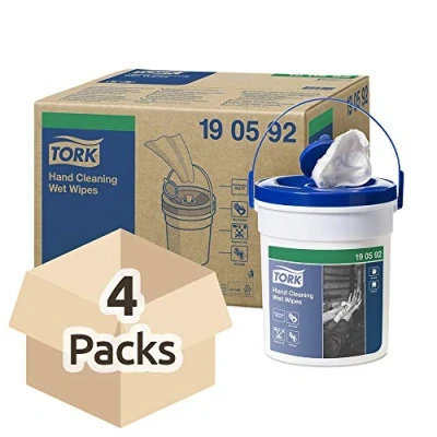 Bild av Tork 190592 våtservetter, vit (4 pack)