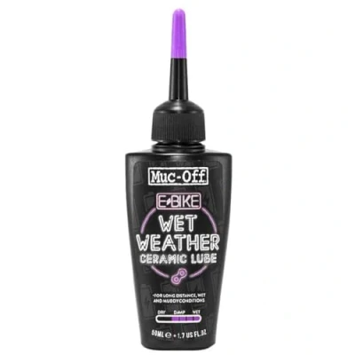 Bild av Off e Bike Wet Chain Lube våt kedjeolja, 50 ml premium cykelkedjefett, kedjesprejcykel med UV tracer färgämne Formel för våta väderförhållanden