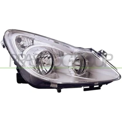 Bild av PRASCO OP0344903 Phares droit H7, H1 chrome sans commande pour correcteur de site projecteur OPEL: Corsa D 3/5 portes