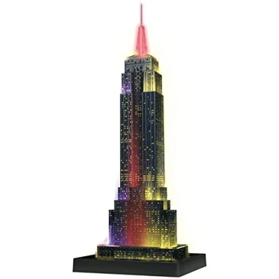 Bild av Ravensburger 3D pussel 12566 Empire State Building på natten 216 delar