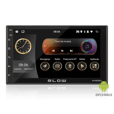 Bild av BLOW AVH 9930 78 320# Autoradio multimédia 7 2 DIN 4x50