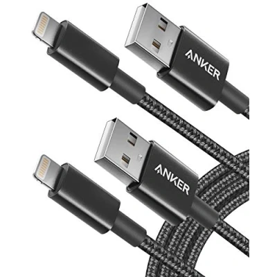 Bild av Anker B8153011 Nylon USB typ C kabel Snabbladdning och Synkronisering av Data, Svart, 1.8 m