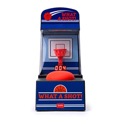 Bild av Legami Mini Basket Arcade 3 Game Intervalls 45, 90, 120 sekunder, med ljus och ljud, AA batterier ingår ej, 10 x 32,5 cm, unikt, BASK0001