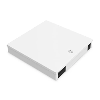 Bild av DIGITUS FO skarvbox 48 fibrer IP20 skyddsklass väggmontering fiberoptisk Unibox grå