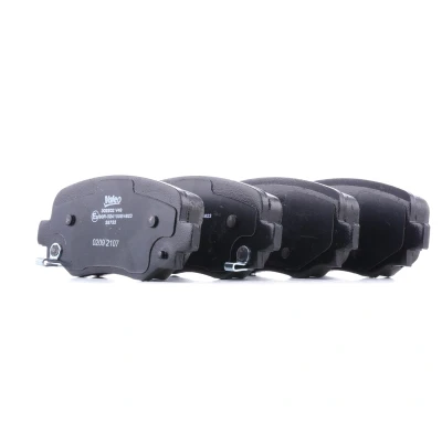 Bild av VALEO 302202 Jeu de plaquettes frein Essieu arrière contact signal d&#039;usure inclus avec tôle anti bruit JEEP: Renegade SUV, Compass, FIAT: 500X