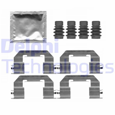 Bild av DELPHI LX0721 Kit d&#039;accessoires, plaquette de frein à disque JEEP: Compass, Renegade SUV, FIAT: 500X