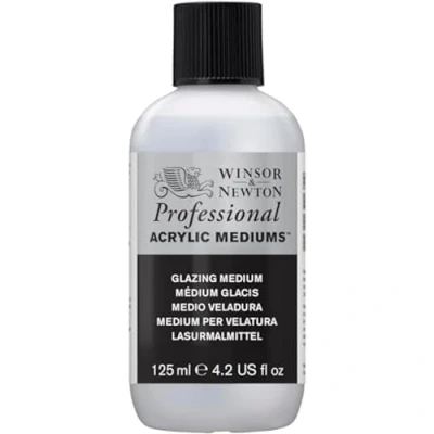 Bild av Winsor &amp; Newton 3030934 lasyr målerimedel, ger maximal glans, tranparens för akrylfärger 125 ml flaska