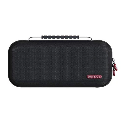 Bild av Skull &amp; Co. Maxcarry Case for NeoGrip, GripCase Crystal: Portable Hard Shell Protective Travel Carrying with Storage Nintendo Switch OLED and OG Switch, Accessories Black