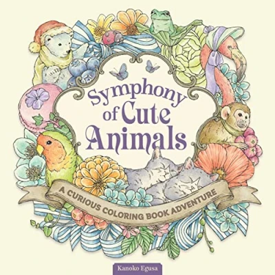 Bild av Symphony of Cute Animals: A Curious Coloring Book Adventure