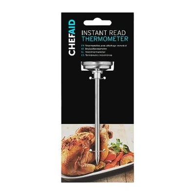 Bild av Chef Aid Instant Meat termometer med lättläst urtavla, klassisk stil köttsond för att säkerställa kött tillagas till önskad nivå ett driftintervall på 0 100 grader Celsius