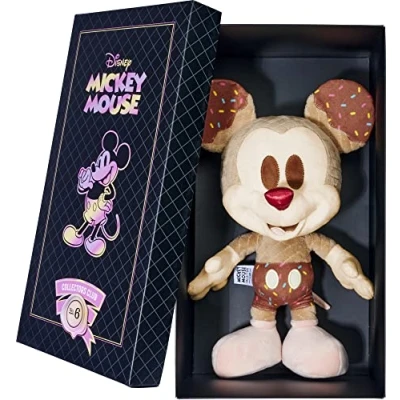 Bild av Simba 6315870311 Disney Ice Cream Mickey Mouse, Juni Utgåvan, exklusivt för Amazon, Musse Pigg i Plysch 35 cm, Presentförpackning, begränsad Samlarutgåva, Mjukisdjur även lämpliga Nyfödda