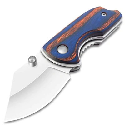 Bild av Eil Mycket vass utomhuskniv, enhandskniv, mini, liten, EDC, fickkniv, skruvmejsel, perfekt jaktkniv, kniv i rostfritt stål, för jakt, camping, fält överlevnad