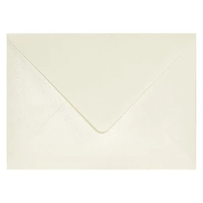 Bild av Netuno 100 kuvert pärlemor grädde DIN B6 125 x 175 mm 120 g Aster metallic Cream elegant glans pärlor pärleffekt metalliska glänsande bröllopskuvert chic